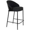 Rodin Black Boucle Counter Chair