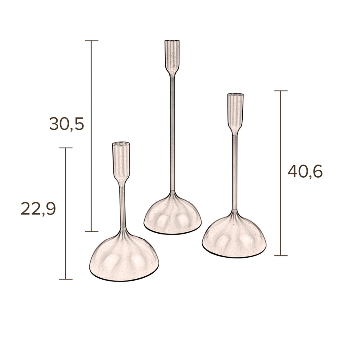 Sesta Candle Holder (3/Set)