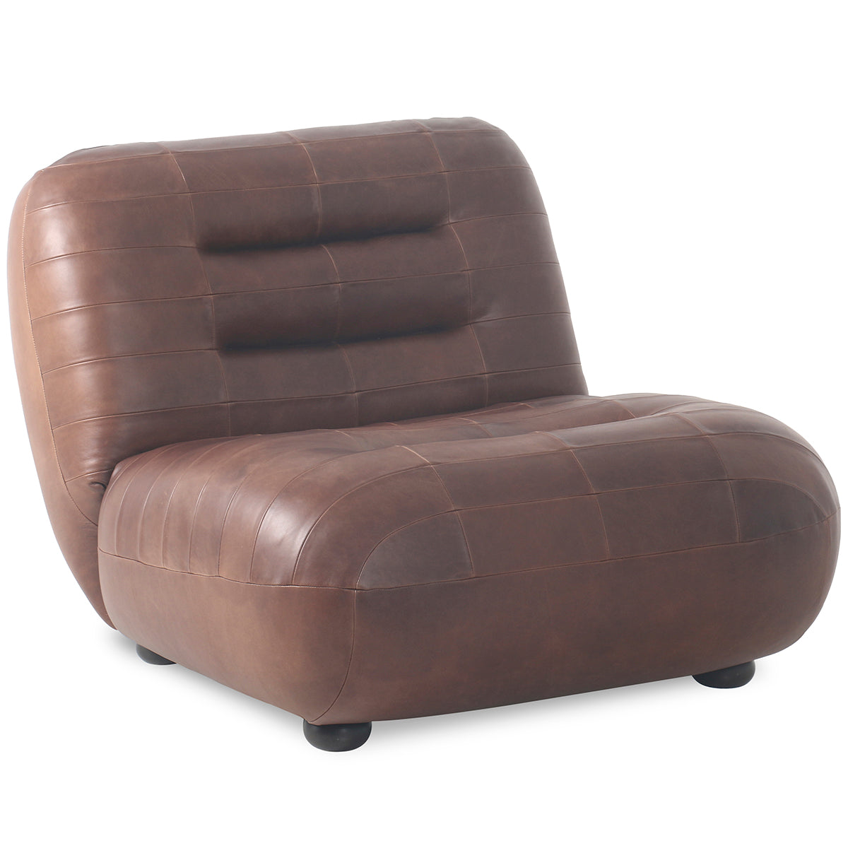 Wyatt Wax Leather Lounge Chair