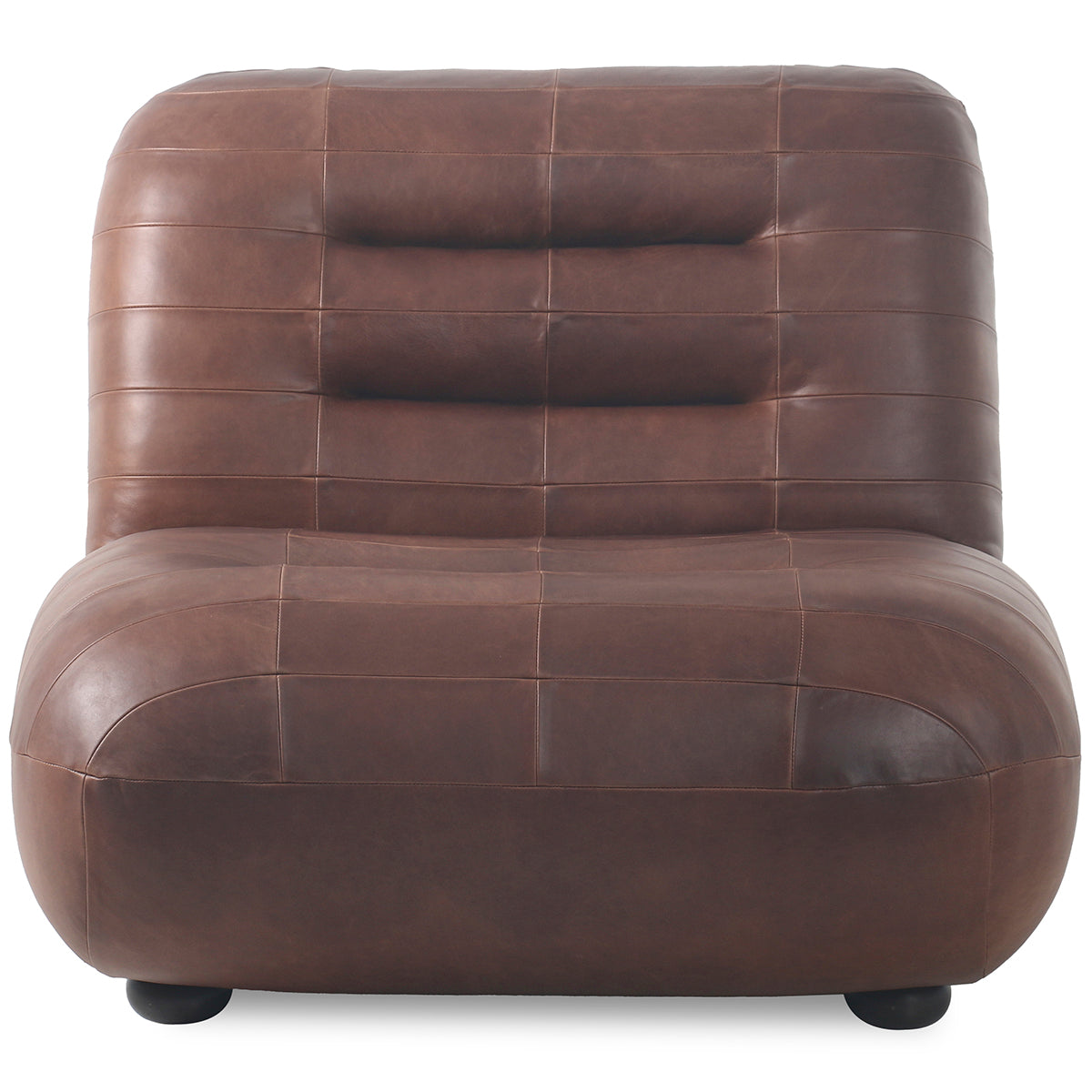 Wyatt Wax Leather Lounge Chair