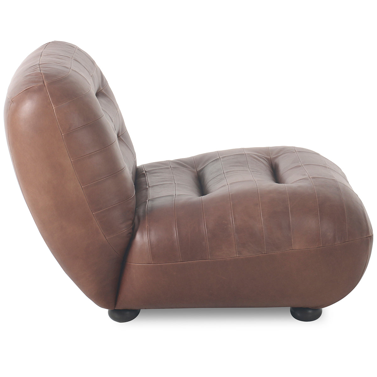 Wyatt Wax Leather Lounge Chair