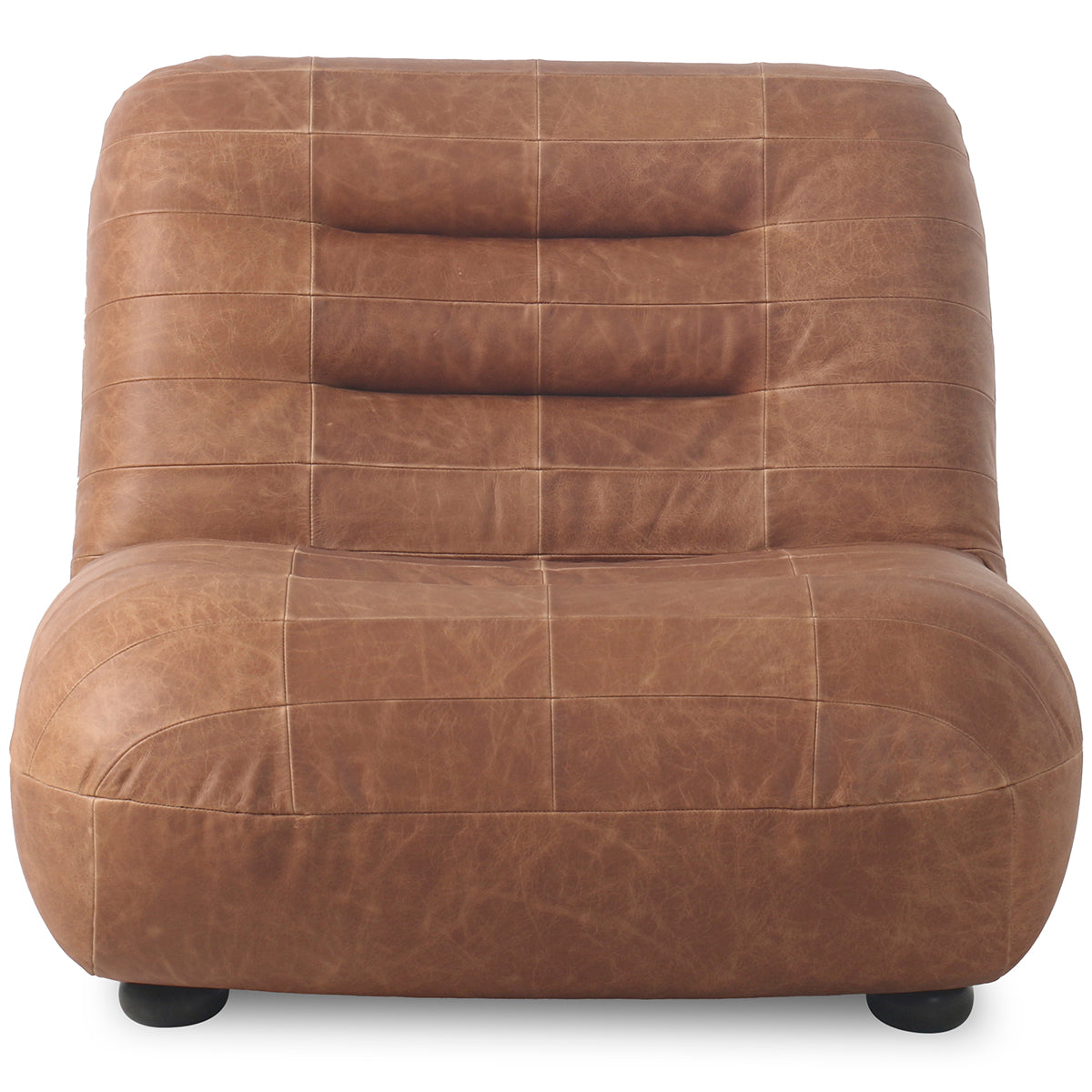 Wyatt Wax Leather Lounge Chair