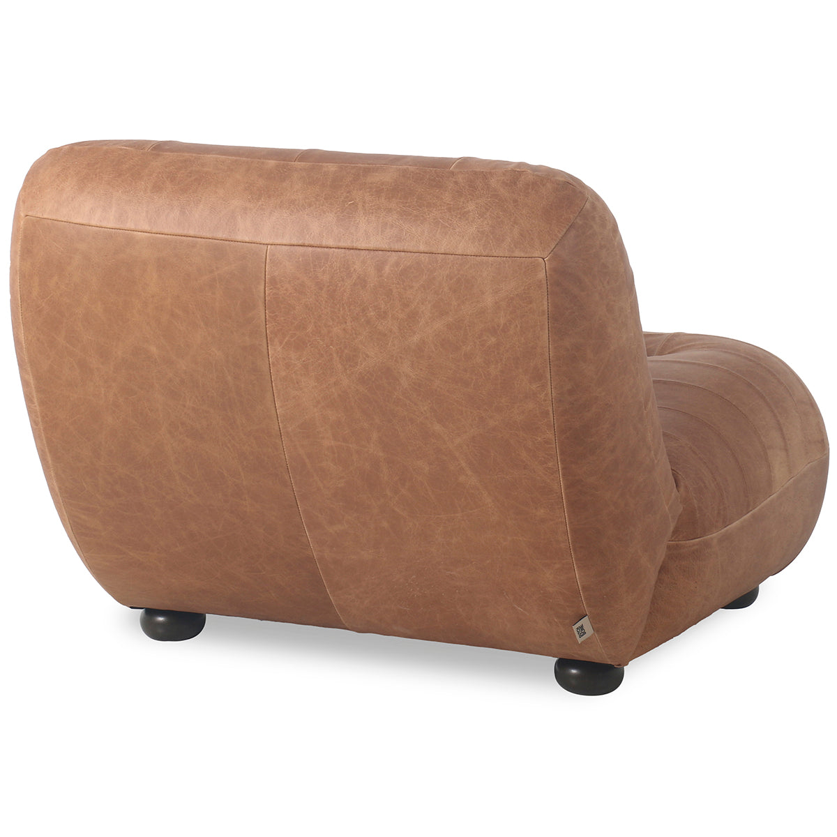 Wyatt Wax Leather Lounge Chair