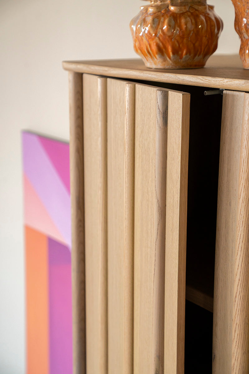 Jake Oak Wood Cabinet