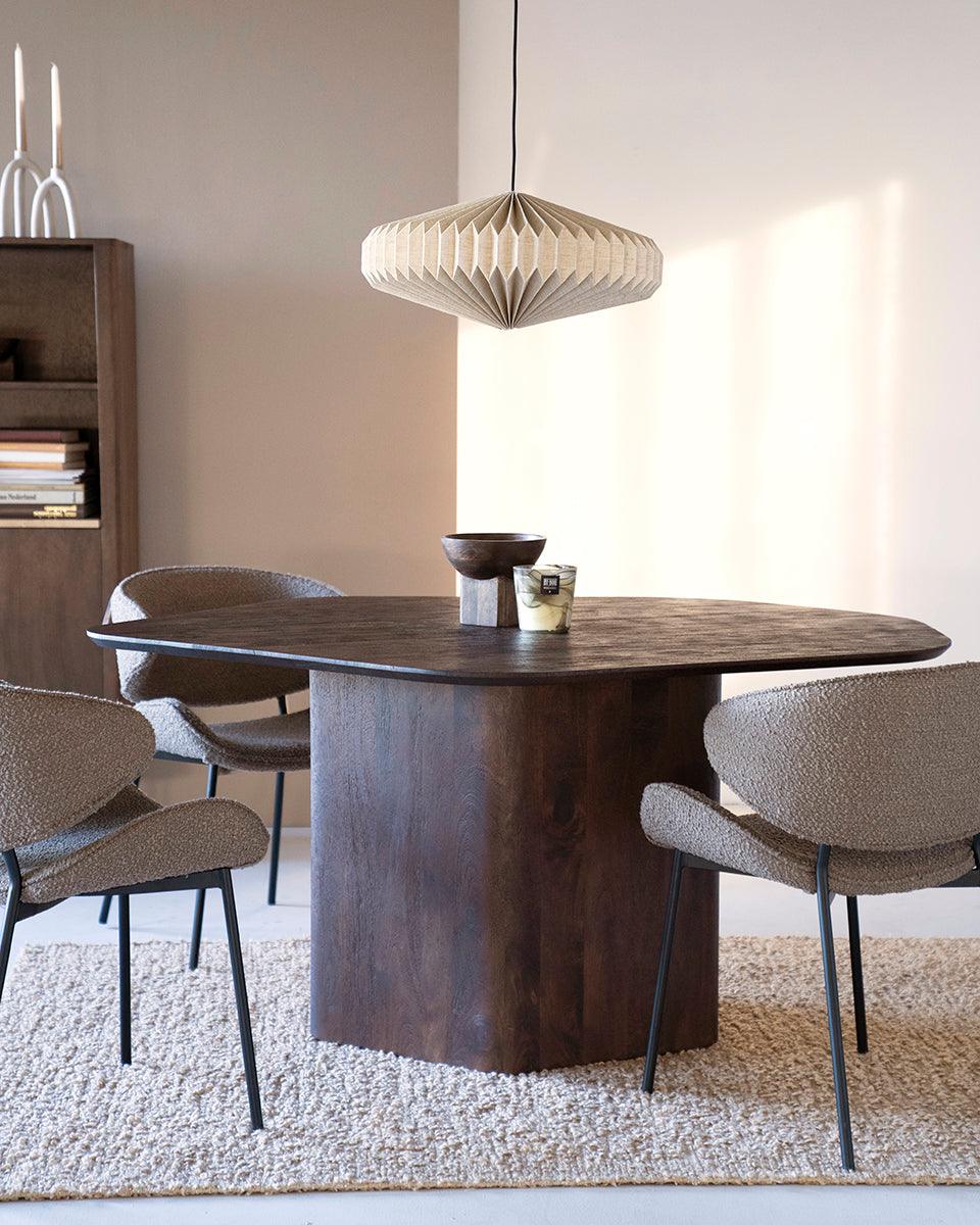 Beau Mango Wood/Metal Dining Table - WOO .Design