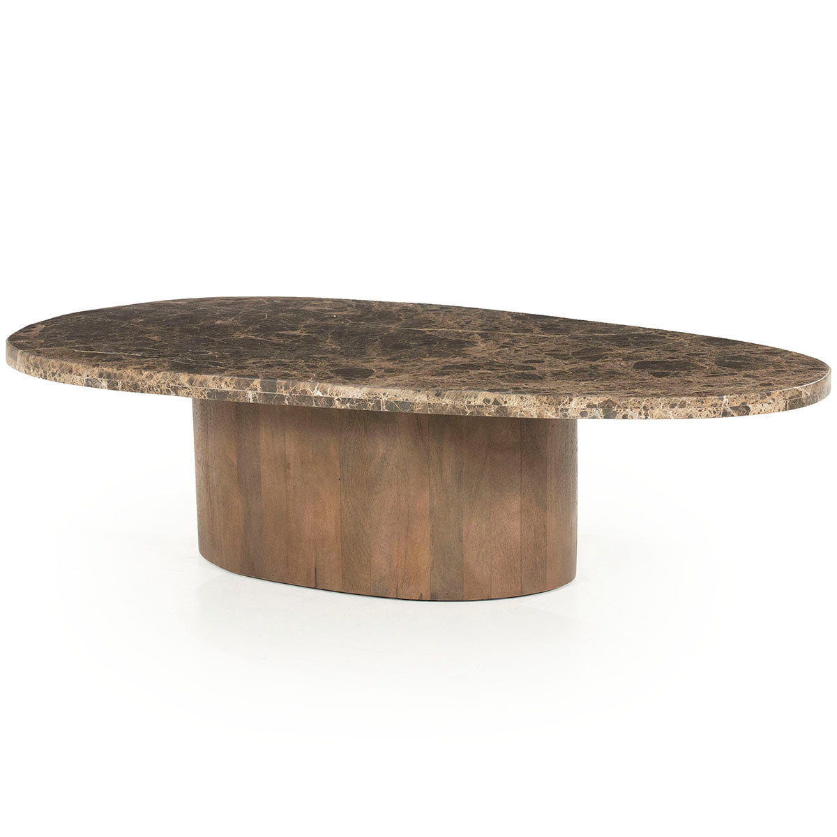 Bradley Mango Wood/Marble Coffee Table