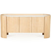 Don Natural Oak Wood/Marble Sideboard