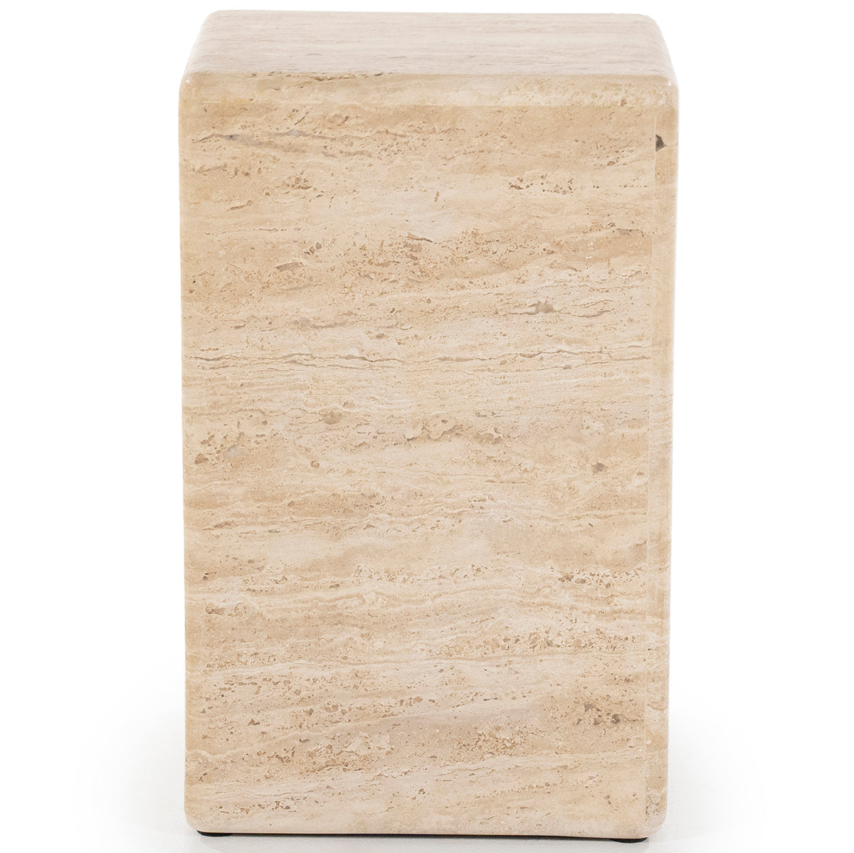 Donta Travertine Side Table