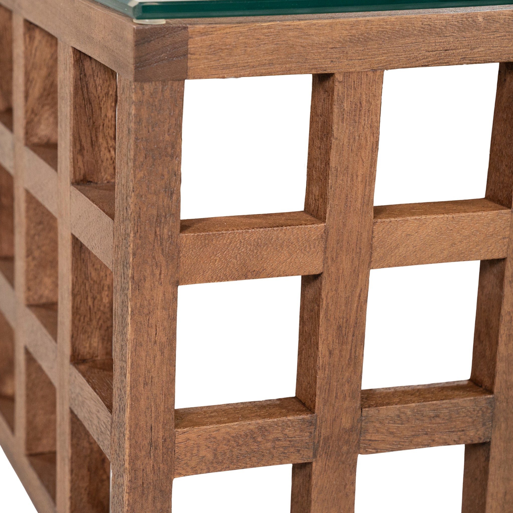 Heras Mango Wood/Glass Coffee Table