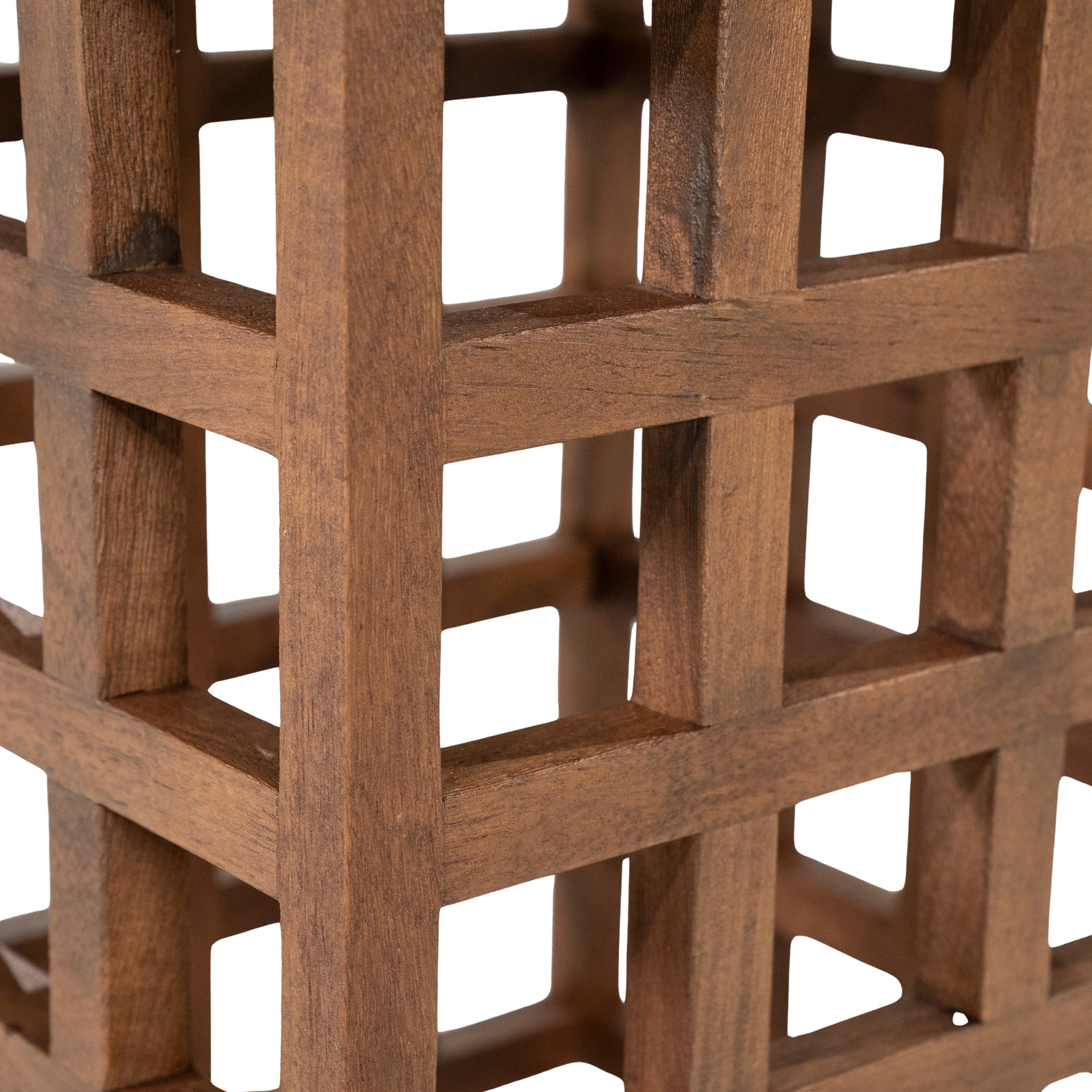 Heras Mango Wood/Glass Side Table