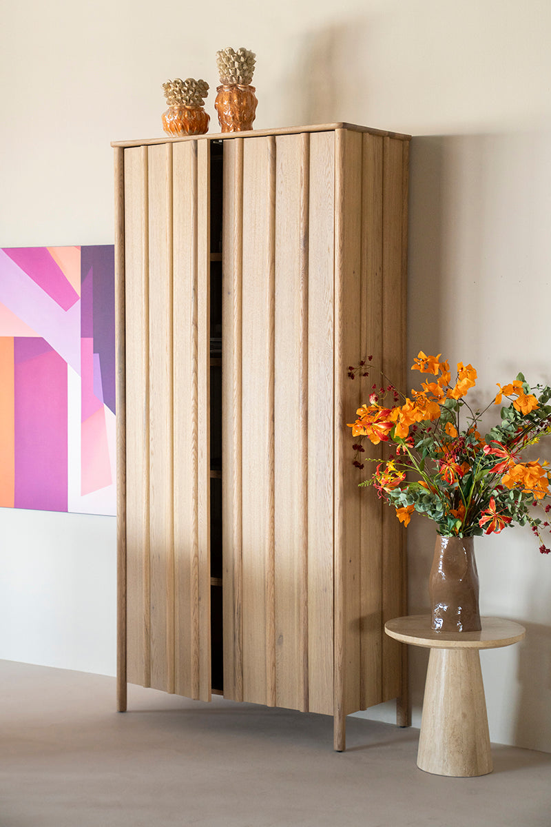Jake Oak Wood Cabinet