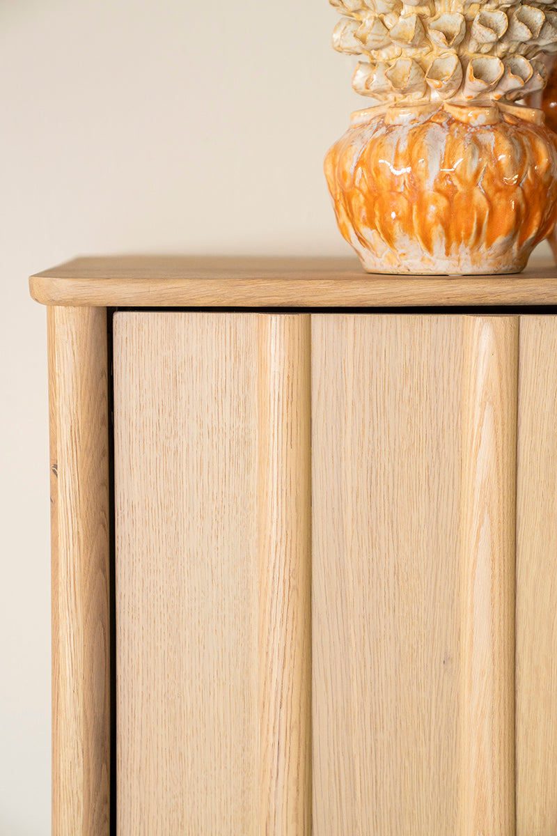 Jake Oak Wood Cabinet