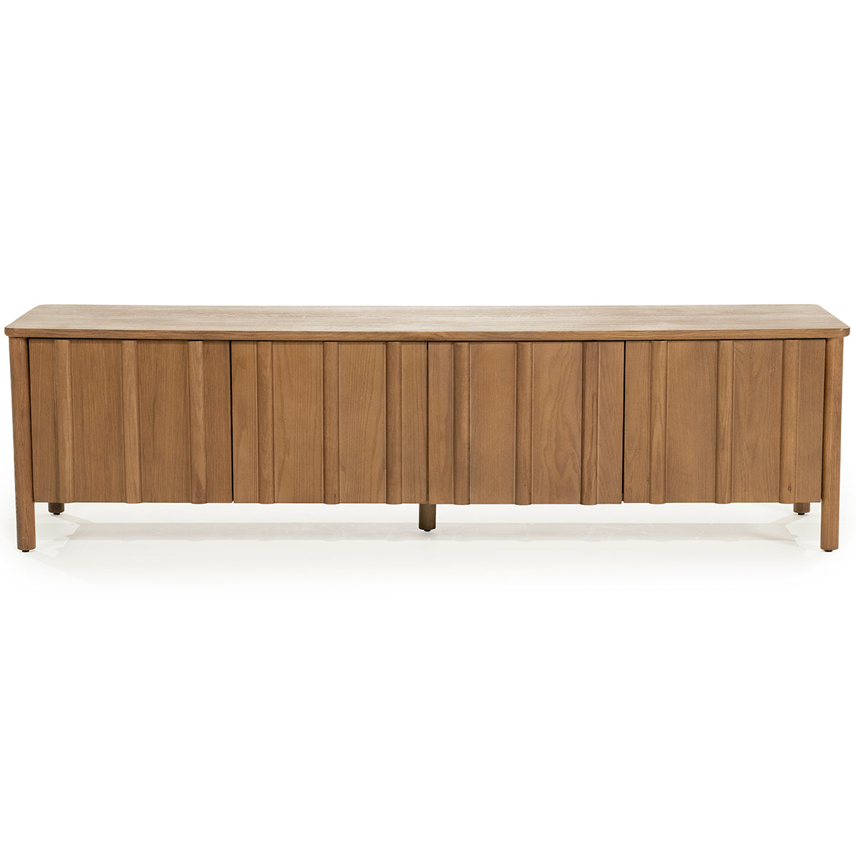 Jake Oak Wood 4 Doors TV Cabinet