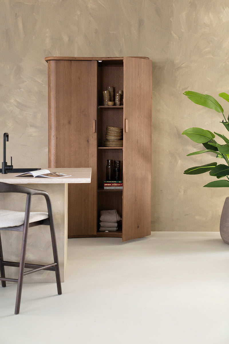 Josh Oak Wood Cabinet