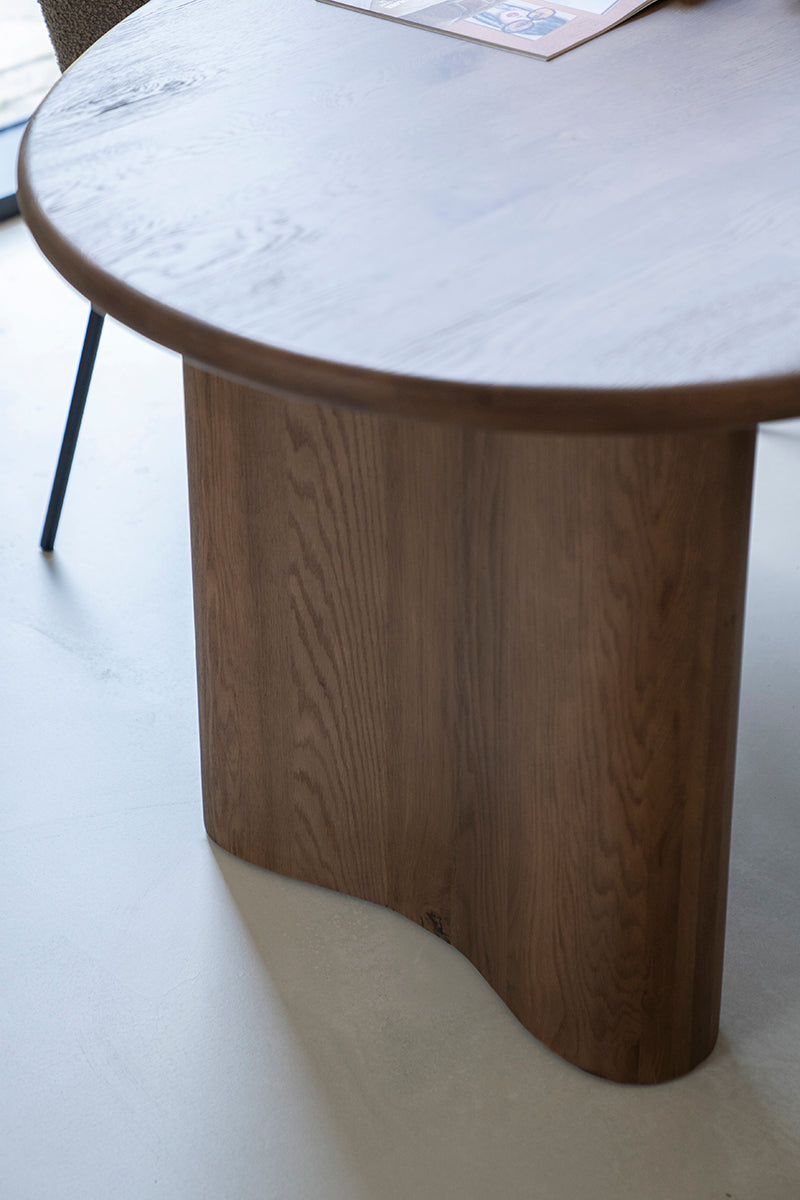 Josh Oak Wood Dining Table