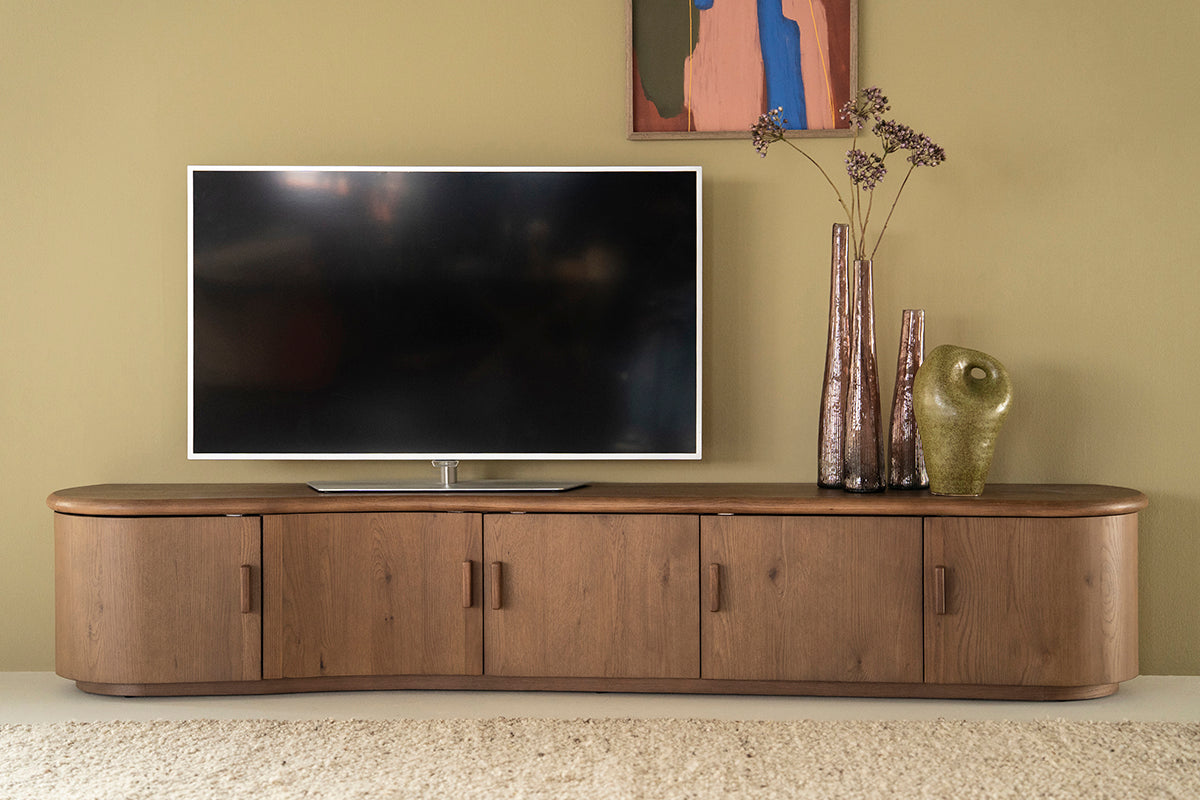 Josh Oak Wood TV Cabinet