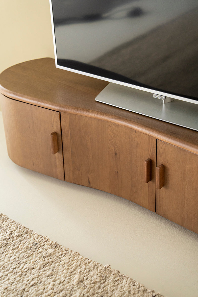 Josh Oak Wood TV Cabinet