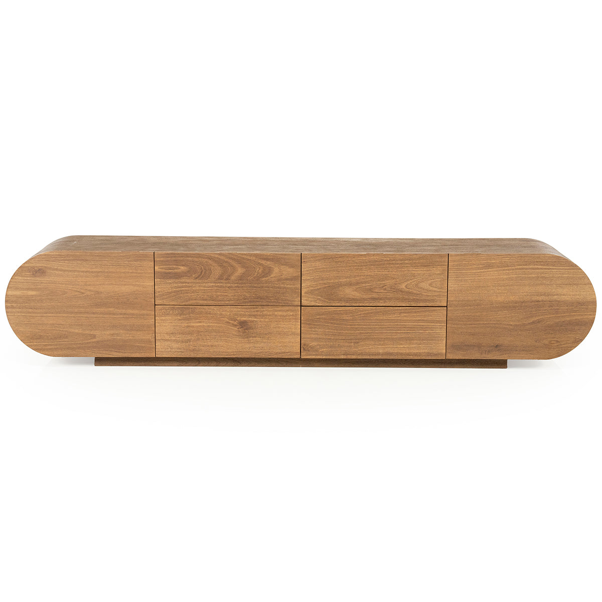 King Mango Wood 4 Drawers TV Cabinet