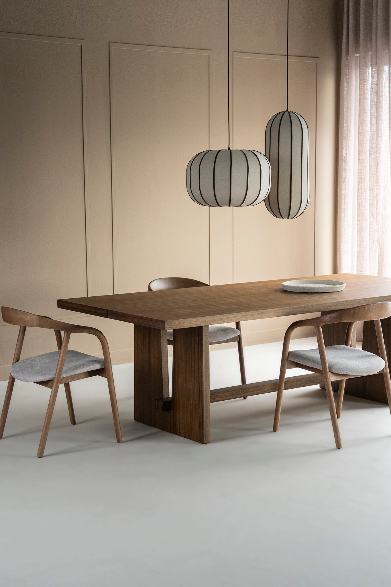 Lira Walnut Dining Table
