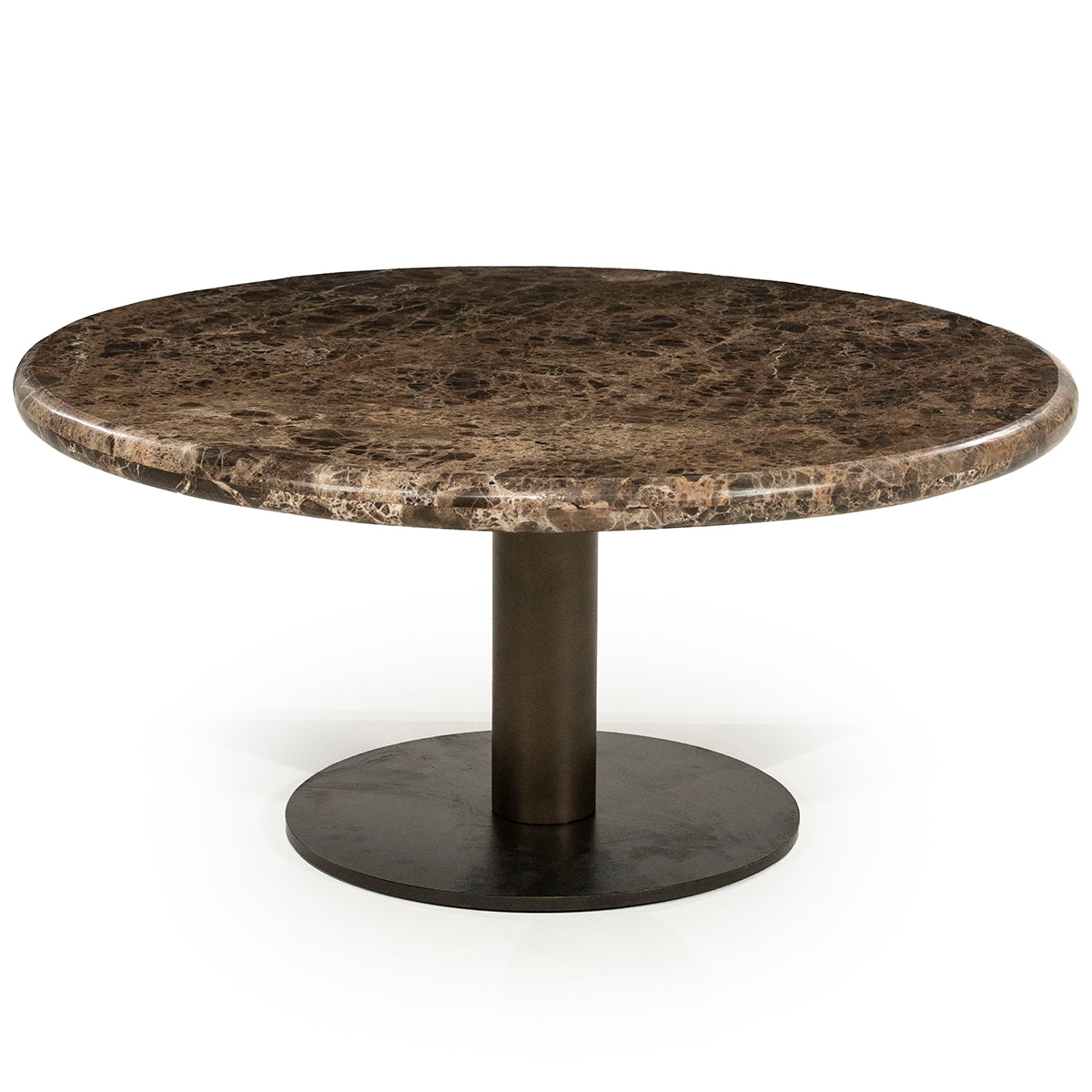 Luigi Emperador Marble Coffee Table
