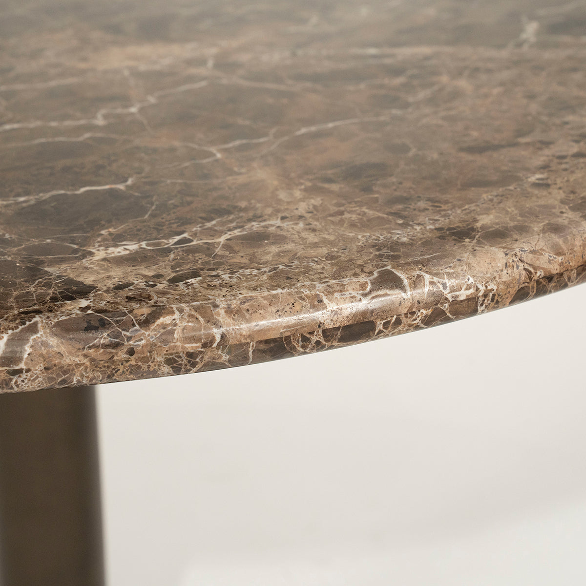 Luigi Emperador Marble Dining Table