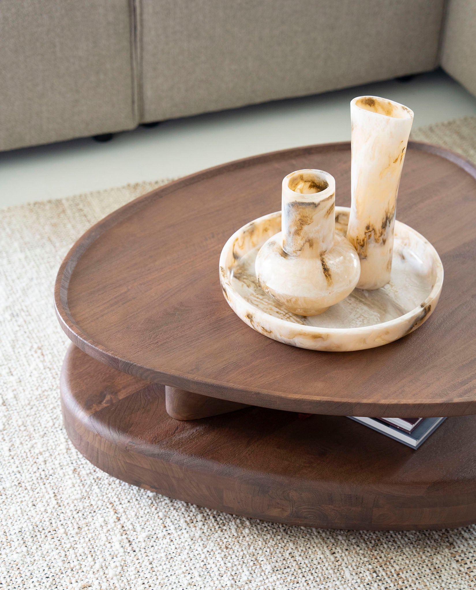 Nino Brown Mango Wood Coffee Table