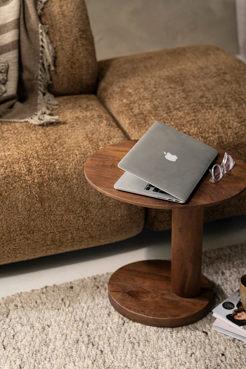 Novia Mango Wood Side Table