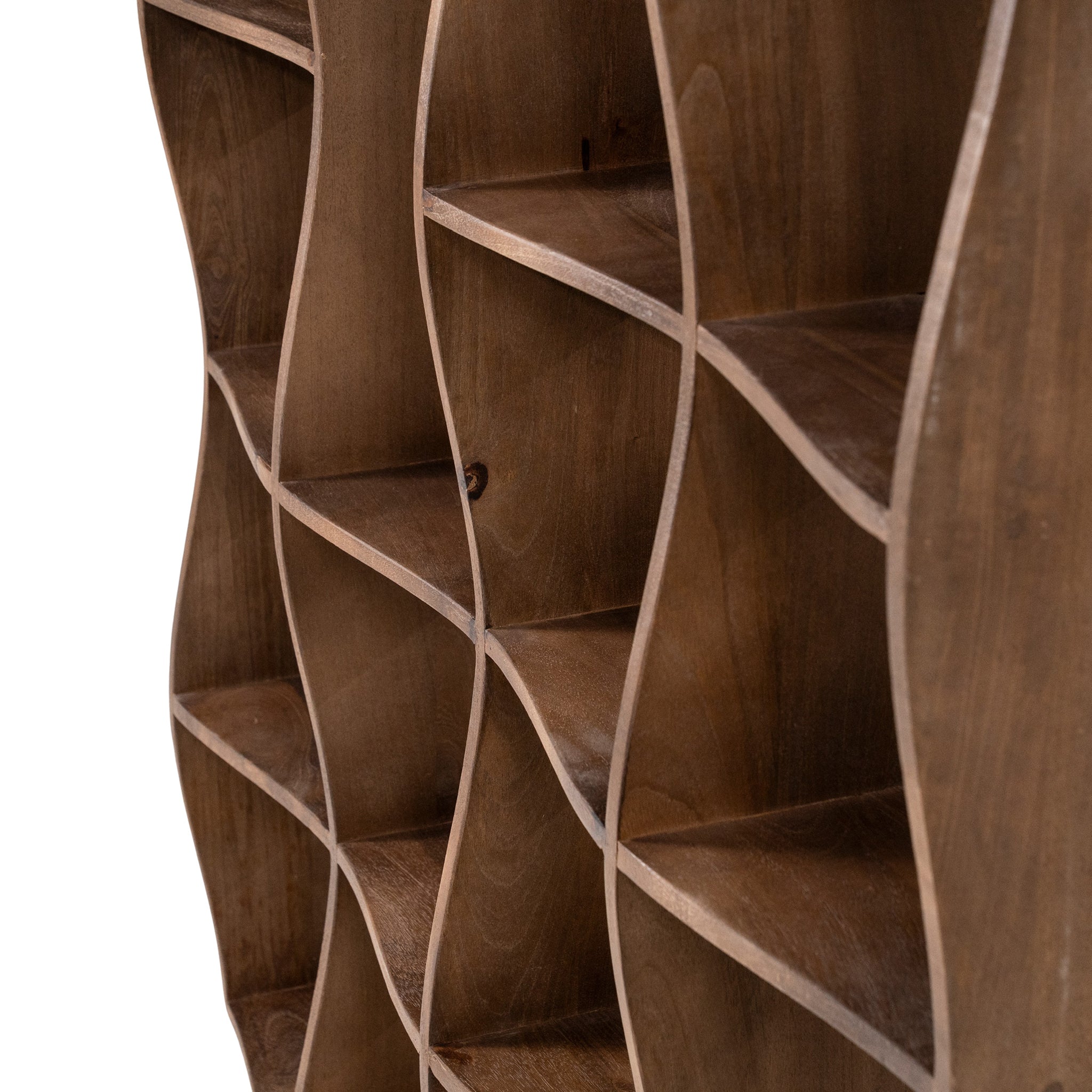 Ozzy Brown Mango Wood Bookcase