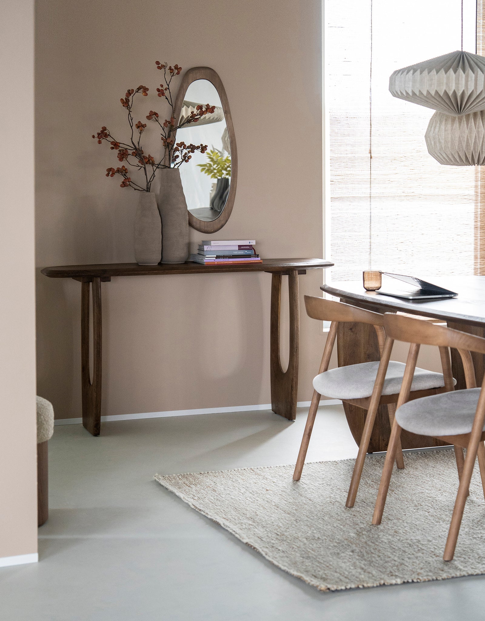 Phoebe Brown Mango Wood Console