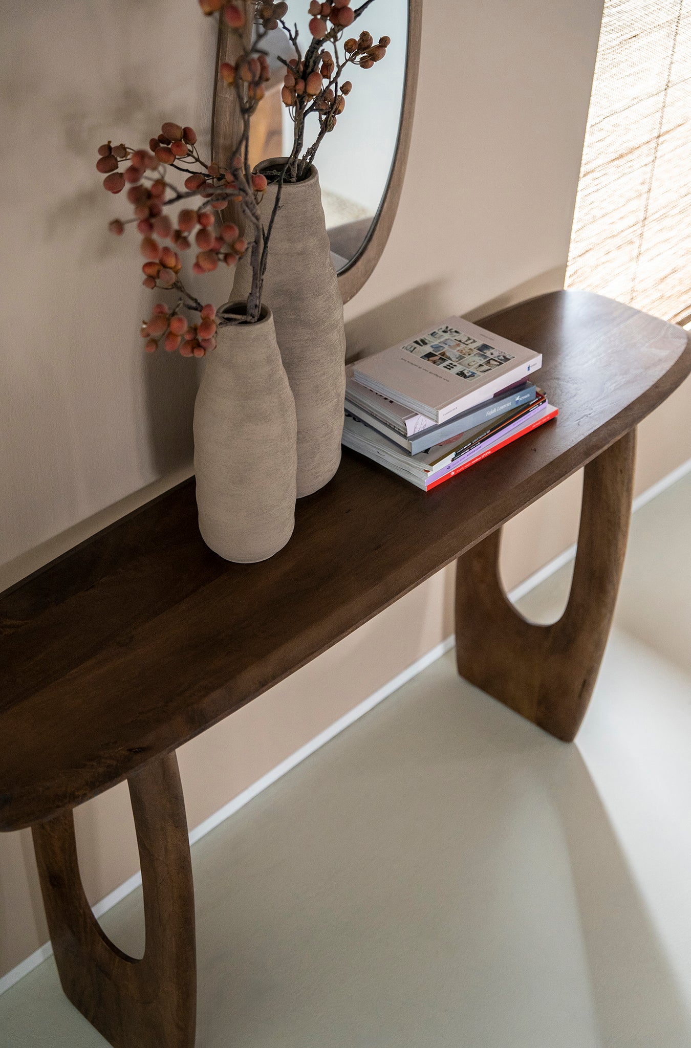 Phoebe Brown Mango Wood Console