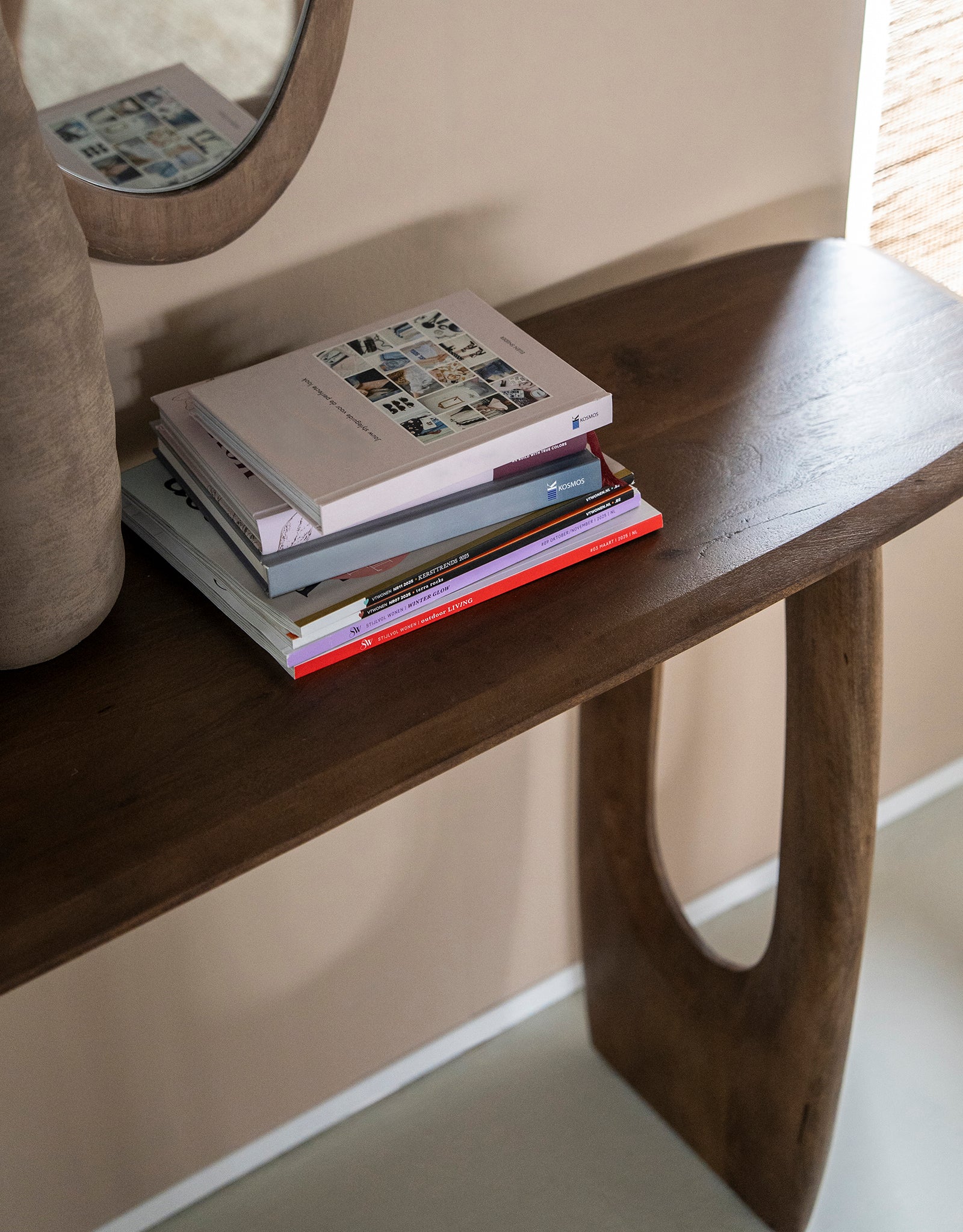 Phoebe Brown Mango Wood Console
