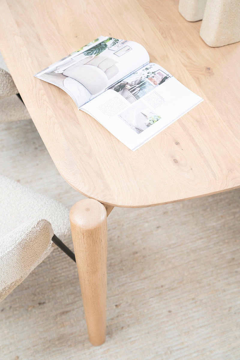 Selbu Oak Wood Dining Table