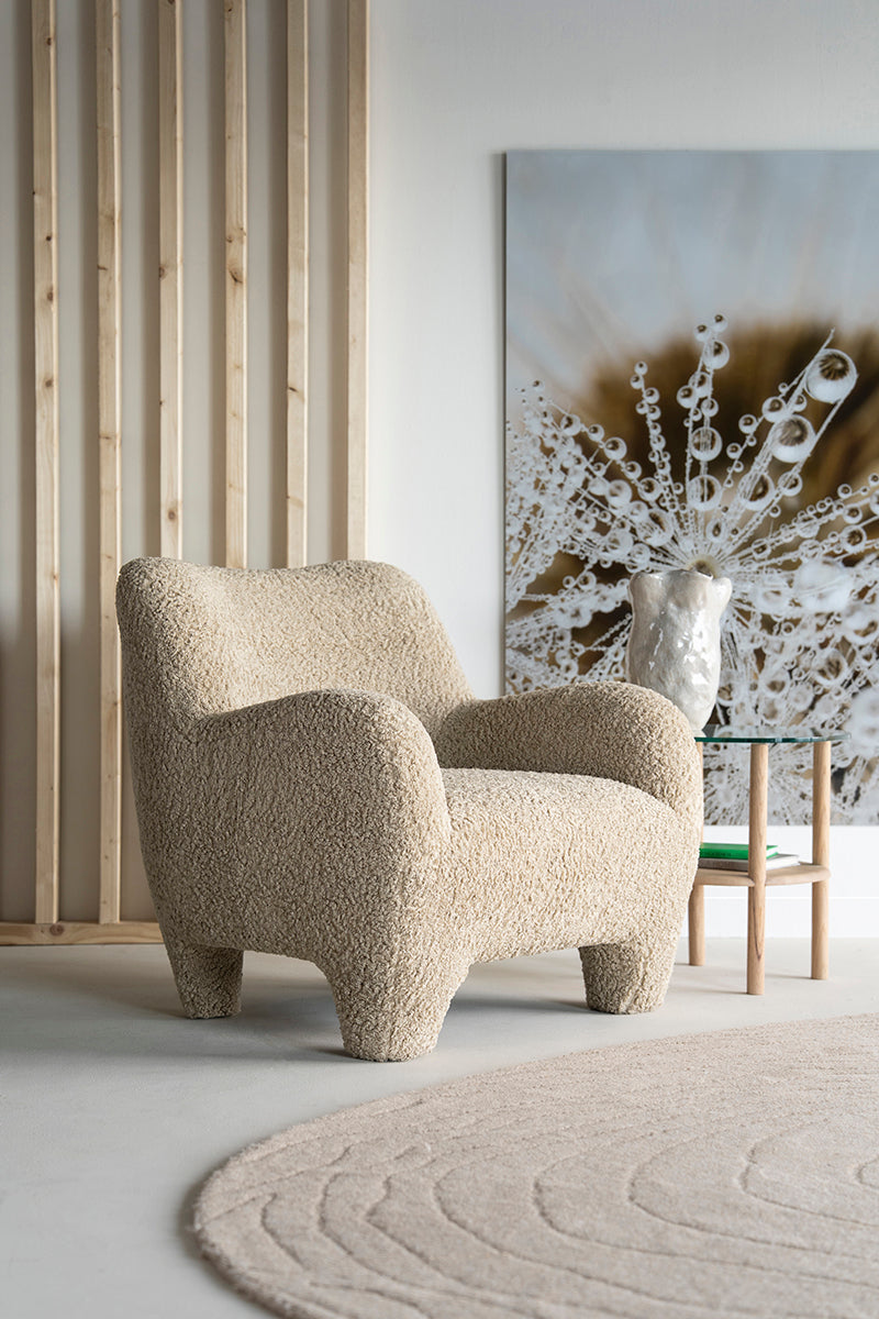 Shaun Taupe Sheep Armchair