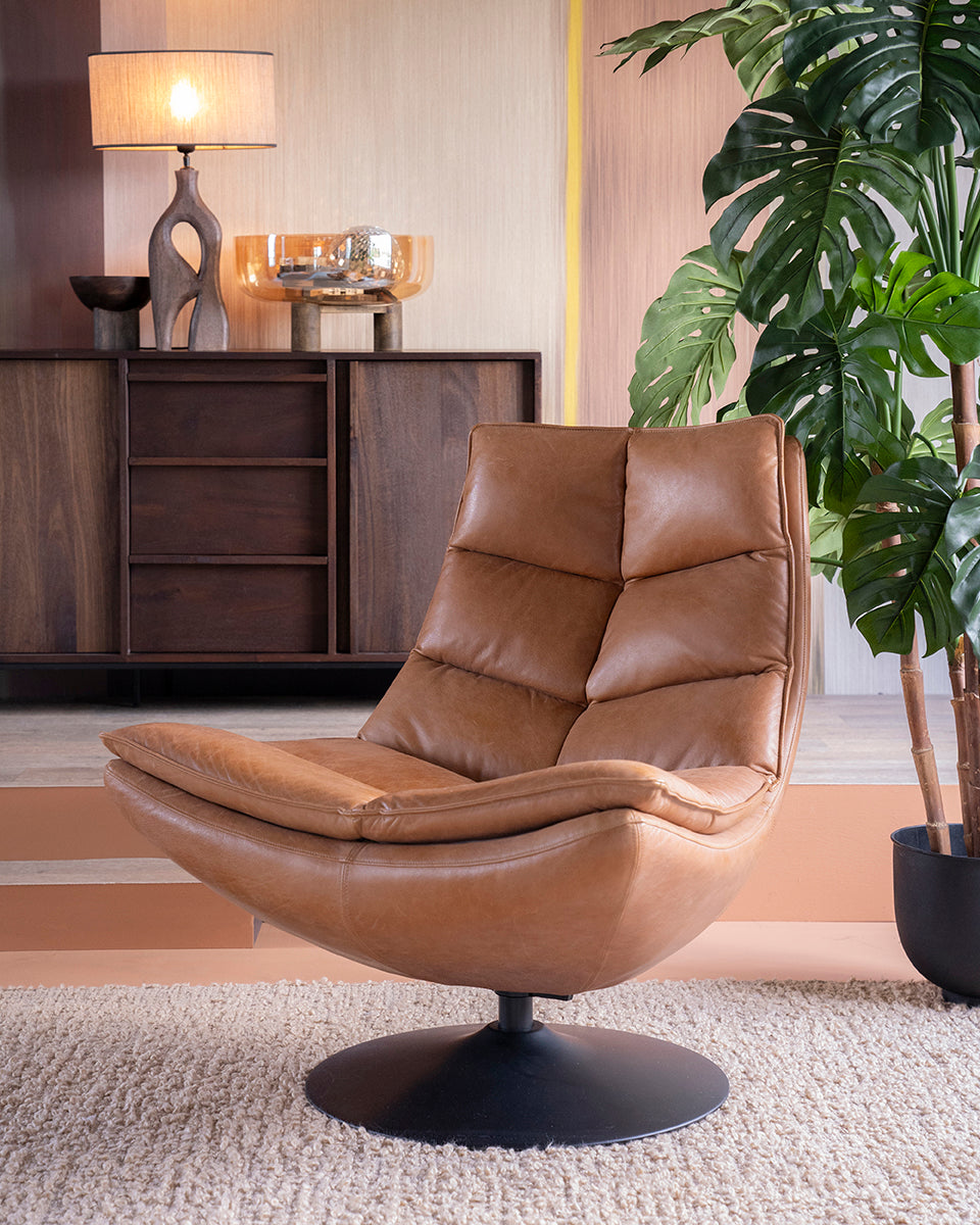 Sven Boho Leather Armchair - WOO .Design