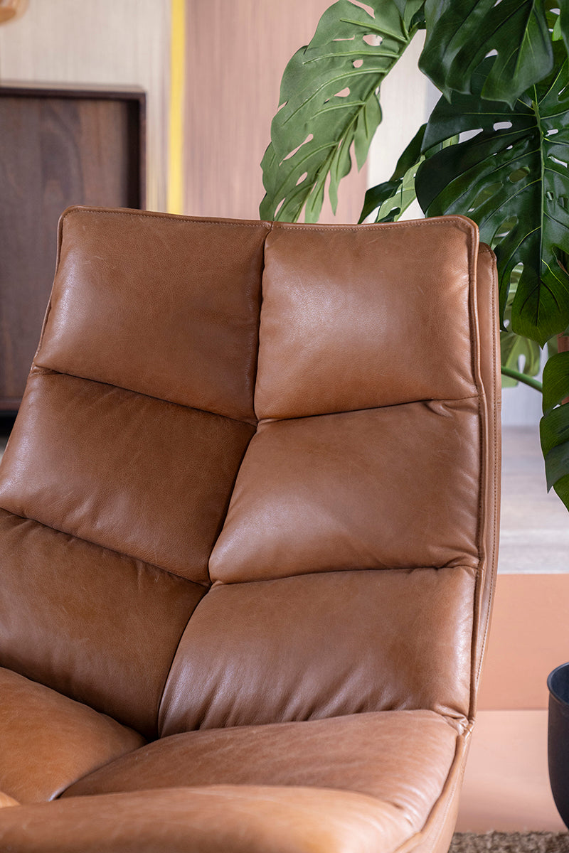 Sven Boho Leather Armchair - WOO .Design