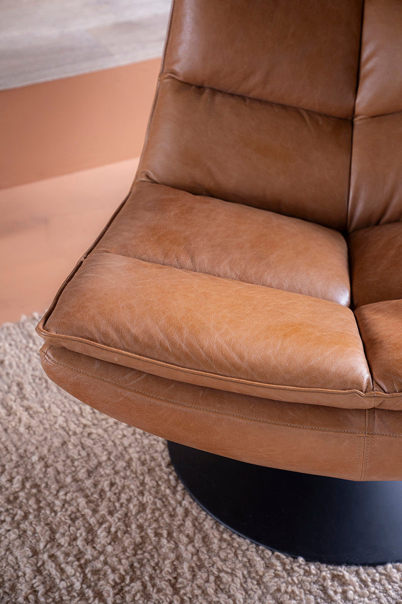 Sven Boho Leather Armchair - WOO .Design