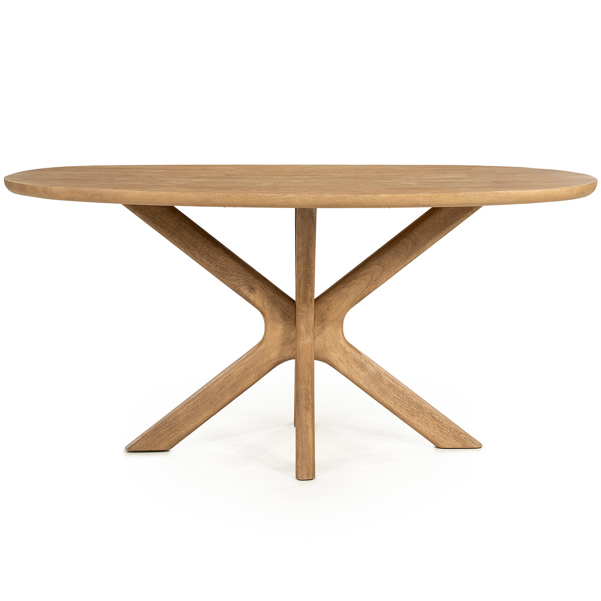 Tycho Mango Wood Oval Dining Table