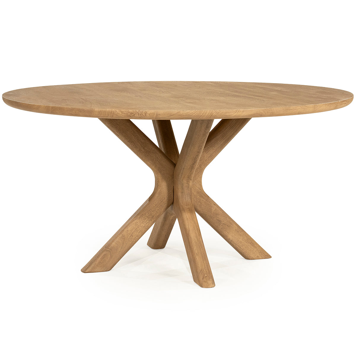 Tycho Mango Wood Round Dining Table