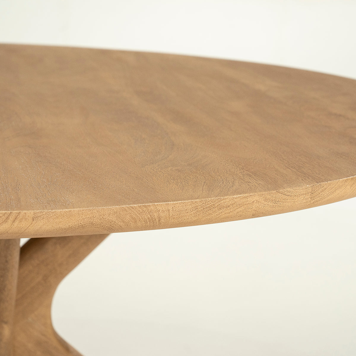 Tycho Mango Wood Round Dining Table