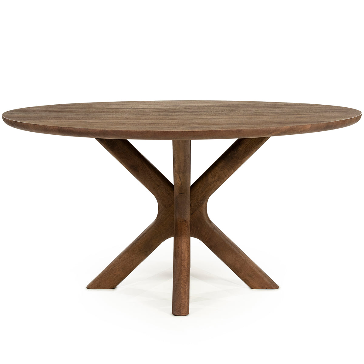 Tycho Mango Wood Round Dining Table