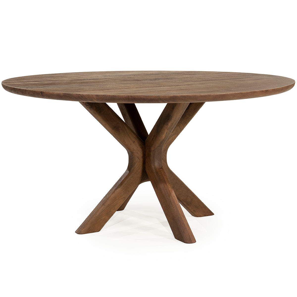 Tycho Mango Wood Round Dining Table