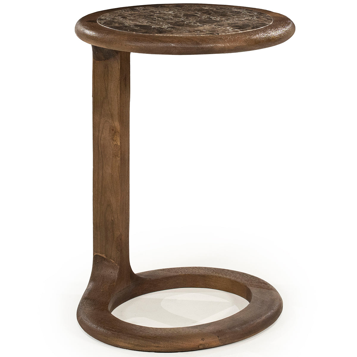 Vito Mango Wood/Marble Side Table