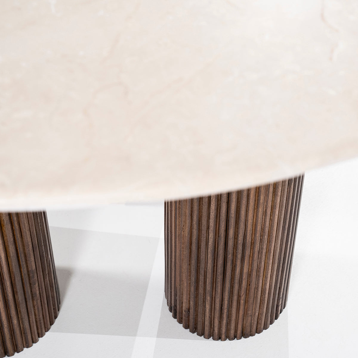 Xavi Marble/Wood Dining Table