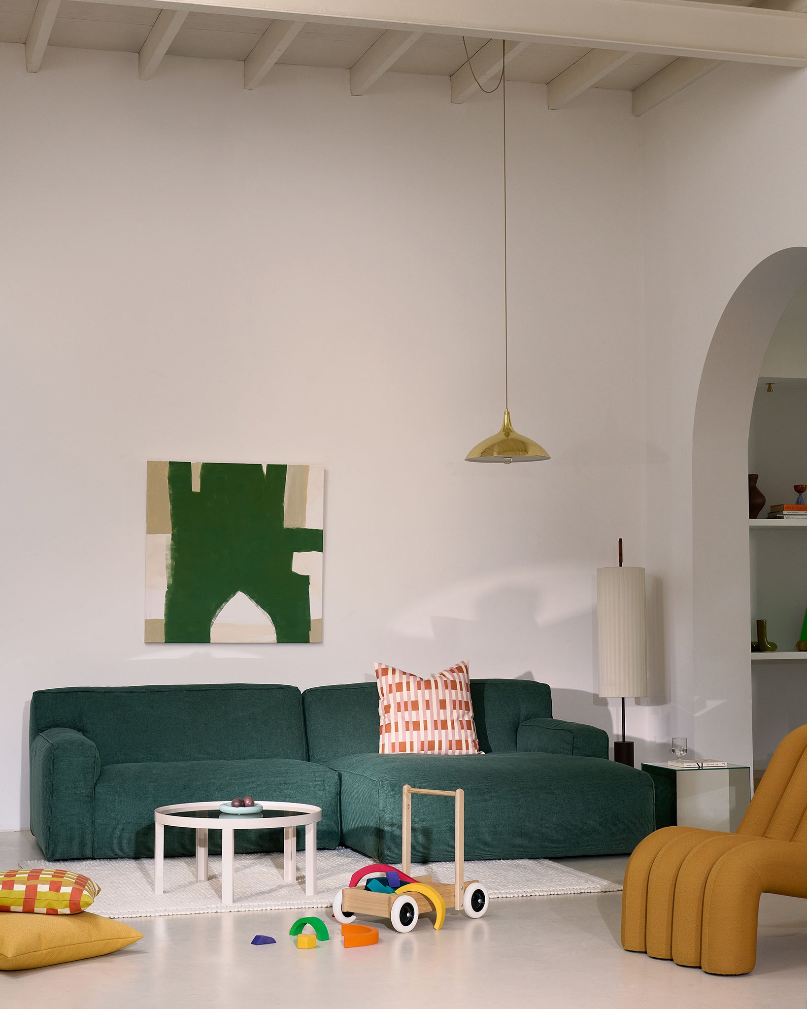 Clay Small Corner Longchair Sofa