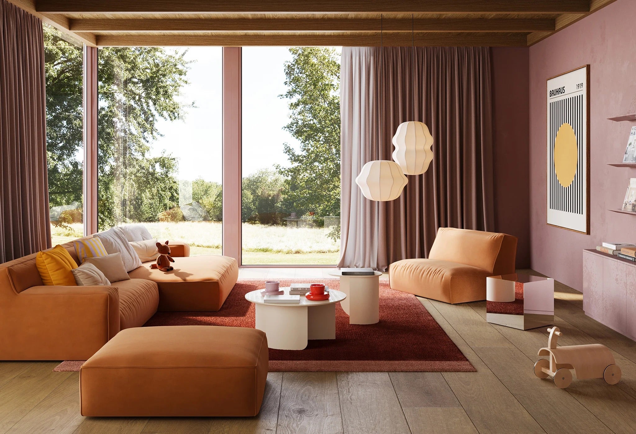 Clay Large Corner Longchair Sofa