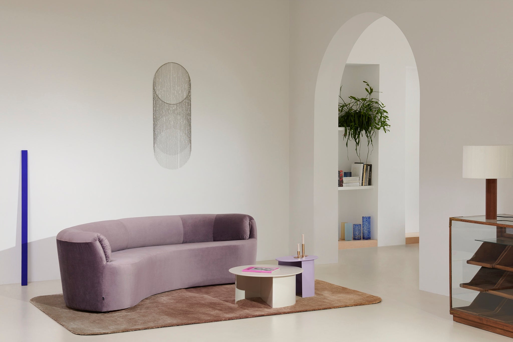 Huf 3 Seater Curved Sofa