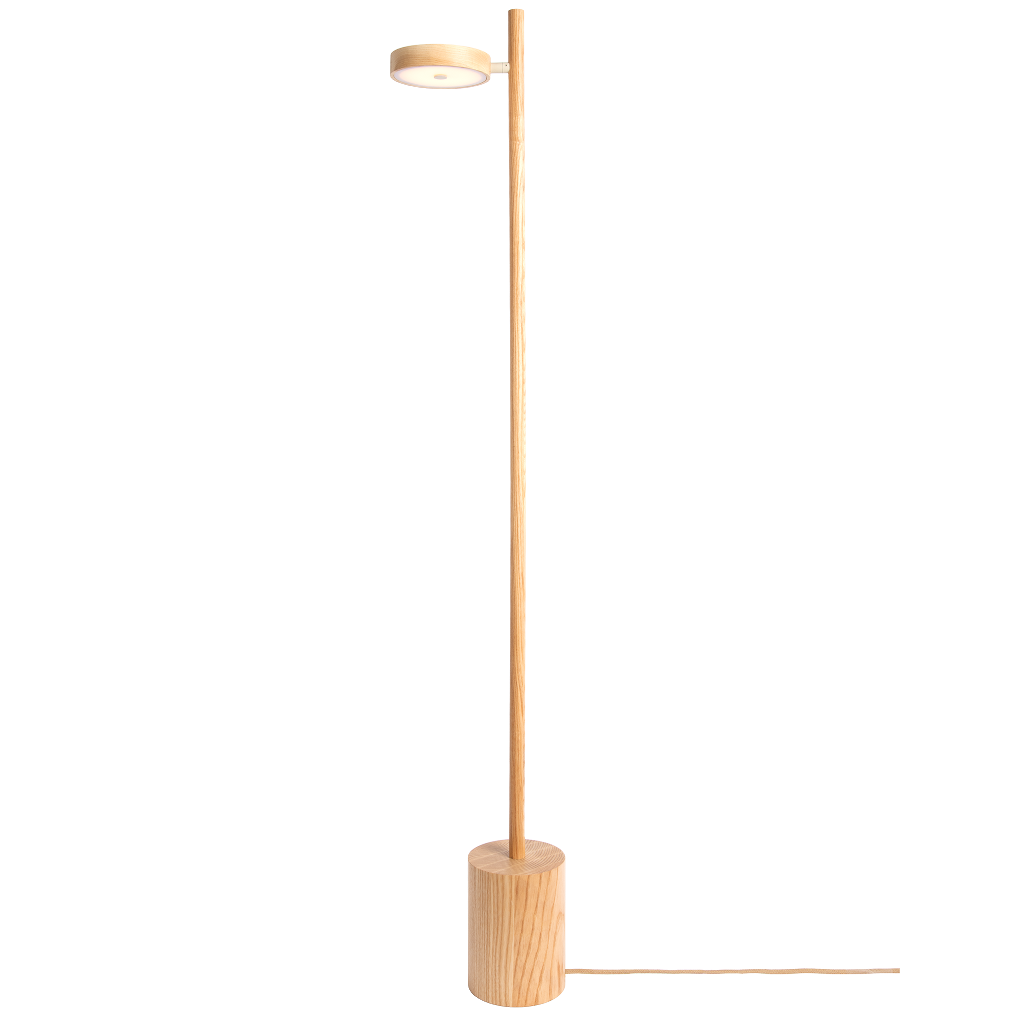 Okinawa Ash Wood Floor Lamp