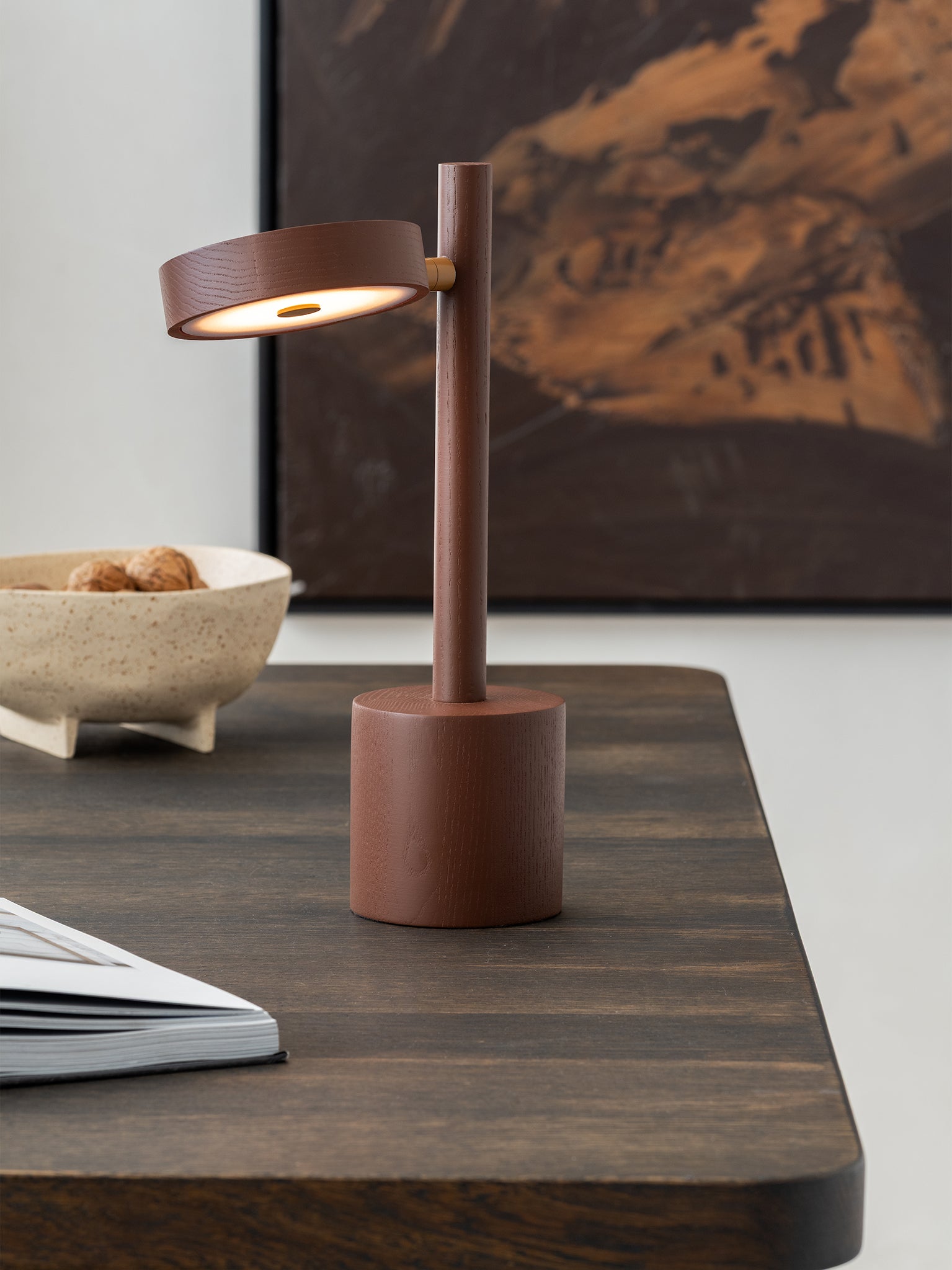 Okinawa Ash Wood Table Lamp
