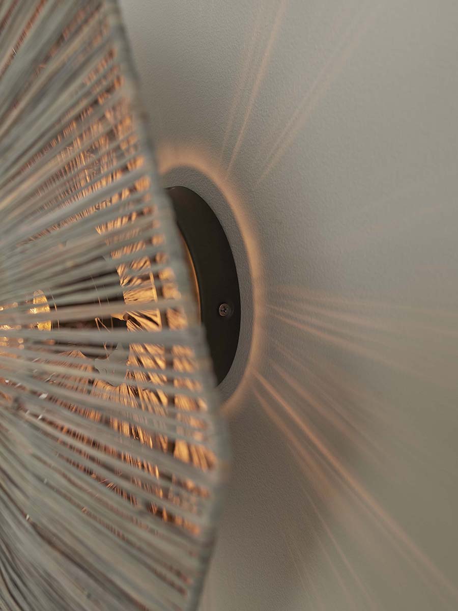 Panama Raffia Octogon Ceiling Lamp - WOO .Design