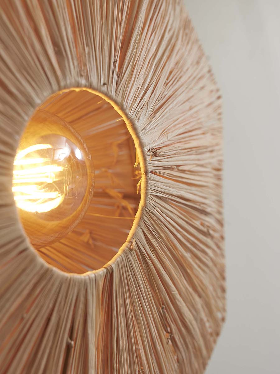 Panama Raffia Octogon Ceiling Lamp - WOO .Design